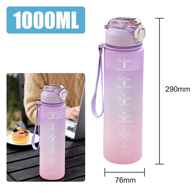 Motivational Water Bottle pluzshop