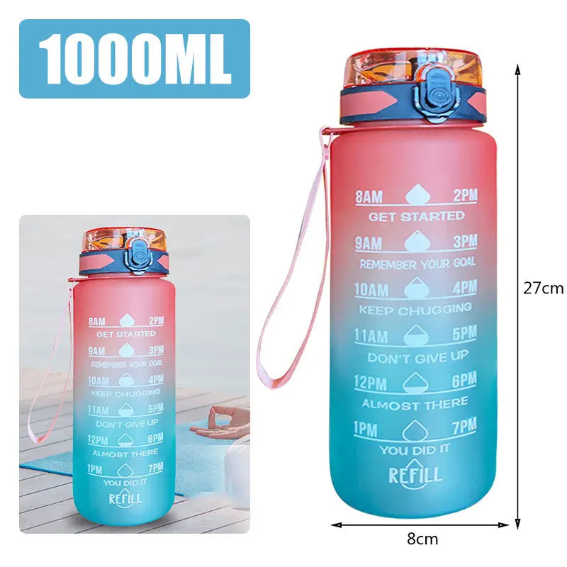 Motivational Water Bottle pluzshop